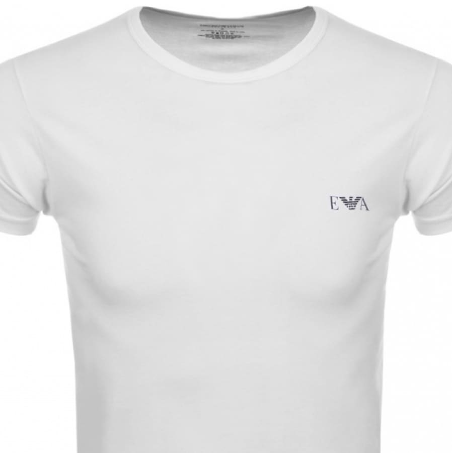 Alternative Image for ProductEmporio Armani Lounge Crew Neck T Shirt White2